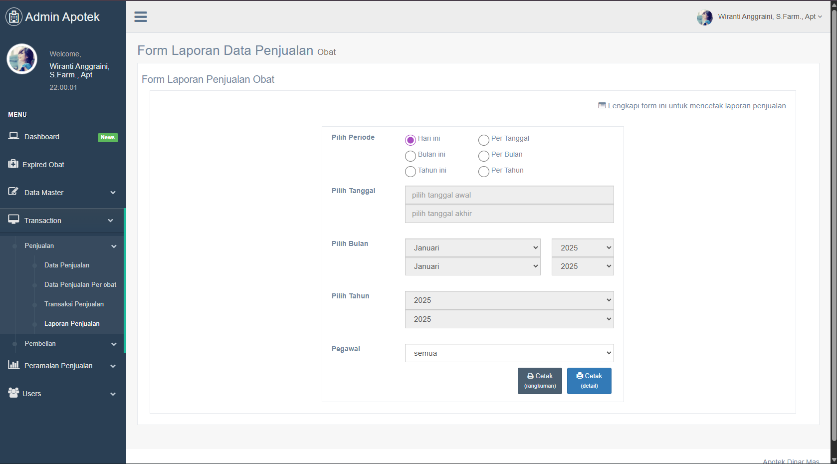 Aplikasi Manajemen Apotek