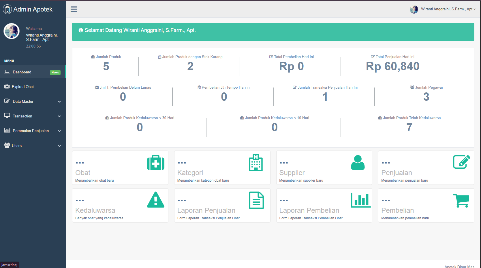 Aplikasi Manajemen Apotek